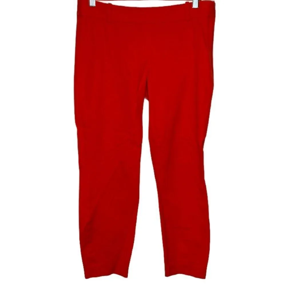 J. Crew Minnie Stretch Pants‎ Red